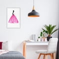 thumbnail image 2 of Stupell Industries Pink Ballgown Skirt White Framed Giclee Art design by Simone Elum, 18 x 12, 2 of 8