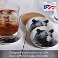 thumbnail image 5 of Thirstystone Wilderness Bear 4-Pack Absorbent Stone Coasters, 5 of 7