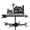 A, variant on XINGAG Rooster Shape Weathervane, Metal Chicken Decor, Weather Vane Wind Direction Indicator Outdoor Weather Vanes Roof Mount Ornament for Farmhouse Yard Outdoor