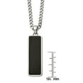 thumbnail image 2 of Primal Steel Stainless Steel Polished Black Onyx Inlay 22-inch Necklace, 2 of 6
