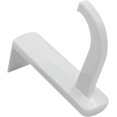 thumbnail image 2 of 1 pieza de ganchos para auriculares de cibercafé blancos, ganchos para monitor con ganchos protectores adhesivos 3M, 2 of 4