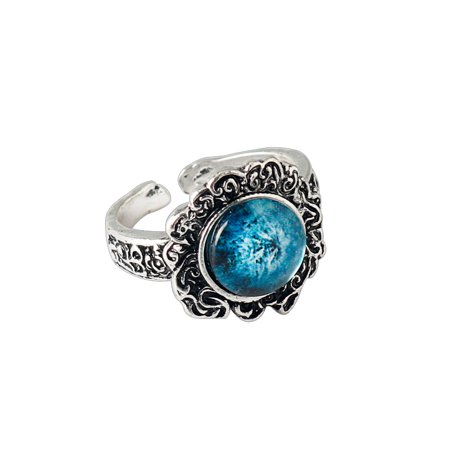 Elden's Dark Moon Ring Vintage Openning Cosplay Jewelry Accessories