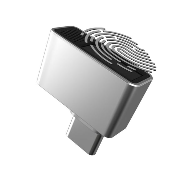 Nano USB C Fingerprint Reader for Windows 10/11 Hello - USB Type C Security Key Biometric Scanner Sensor Dongle Module for Instant Access, Password-Free Login, Sign-in, Lock, Unlock PC & Laptops