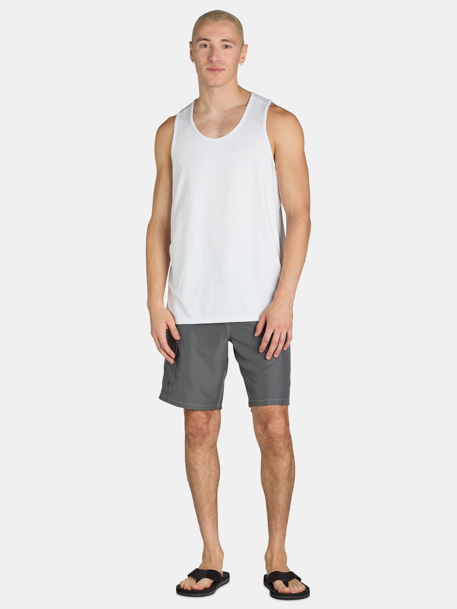 George Men's & Big Men's Cargo E-Board Shorts, 9" Inseam, Size S-3XL
