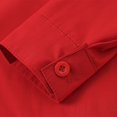 thumbnail image 5 of enyan Boys Tshirts School Uniform for Boys Back to School Long Sleeve T-Shirt Casual Button Uniforms Top Collared Tops Red,9-10 Years, 5 of 7
