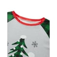 thumbnail image 5 of Fiomva Family Matching Christmas Pajama Sets Christmas tree Top Pants 2PCS Sleepwear Christmas PJs Bodysuits, 5 of 9