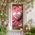 thumbnail image 6 of LUUFILx Valentine's Day Romantic Backdrop Roses Chocolate Hearts Banner Event Decorations Party Supplies Photography Props Celebration Background, 6 of 8