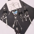 thumbnail image 6 of Sweet Cool Cross Syringe Pendant Keychain Personalized Creative Butterfly Hanging Chain Headphone Case Decoration Bag Charms, 6 of 10