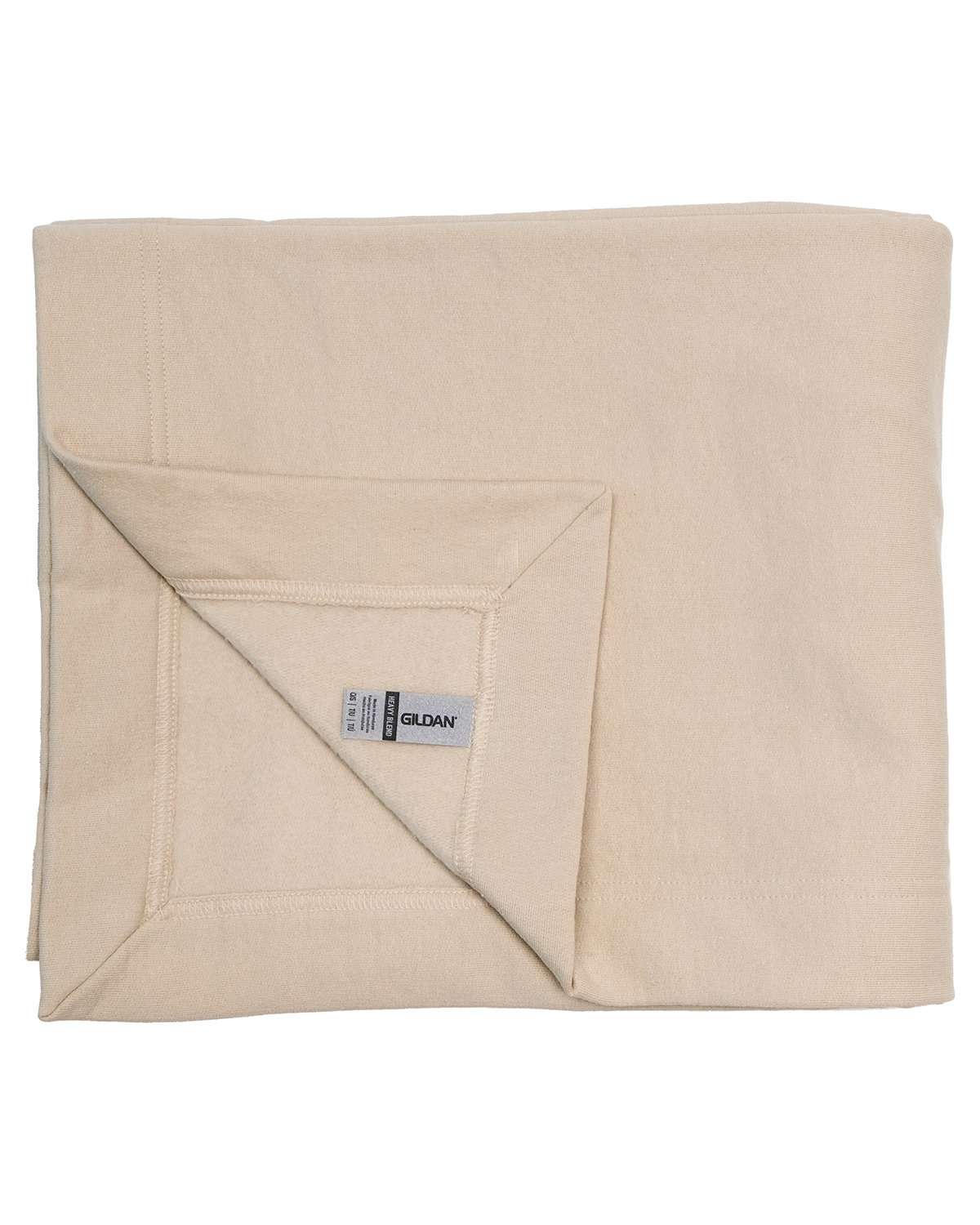 Gildan Heavy Blend Fleece Stadium Blanket 18900 Sand Size One