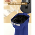 thumbnail image 7 of Single Serve Coffee Maker for K Cup Pod & Ground Coffee 2 in 1, K Cup Coffee Machine 14 oz Brew Size, Mini Single Cup Coffee Pod Fast Brew, Reusable Filter, Blue, 7 of 7