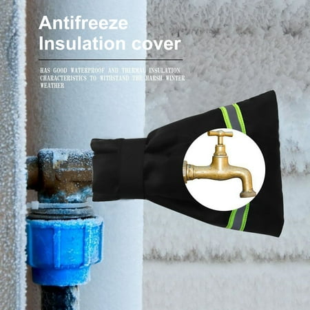 

Hesroicy Faucet Cover Universal Multi-purpose Heat Preservation Anti-Freeze Water Faucet Protector for Garden