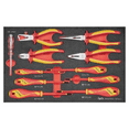 thumbnail image 3 of Teng Tools 29 Piece 1000 Volt Insulated Open Ended Wrench, Screwdriver & Plier Electricians Portable EVA Foam Tool Kit - TC-6TE05, 3 of 3