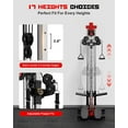 thumbnail image 3 of Cable Crossover Machine, Lat Pulldown Cable Training for Home Gym Station, Wall Mounted Pulley Tower functional trainer with Adjustable 18 Positions Dual Pulley System, 3 of 8