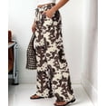thumbnail image 6 of Cow Print Pants Women Loose Wide Leg Jeans Loose Fit High Waisted Straight Leg Vintage Baggy Denim Pants Cow Pattern S, 6 of 9