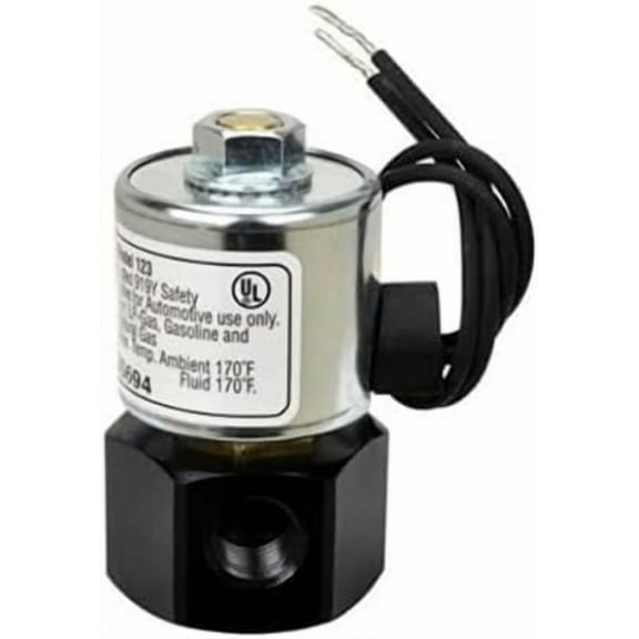 Solenoid Valve Propane 12 Volt 90 Degree fuel  Off Valve 1/4 NPT$$Plumbing & HVAC