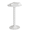 White, variant on Roomisland Side Table for Small Spaces, Round End Table with Solid Wood Leg, Modern Martini Drink Table, Drink Nightstand for Living Room Bedroom Corner Office