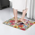 thumbnail image 4 of Pioneer Flower Floral Print Flannel Non Slip Door Rugs,Washable Door Mats Indoor,Decorative Door Mats,Dirt-Resistant and Absorbent Doormat for Entrance,Bedroom,Kitchen,Bathroom,23.5"x16", 4 of 5