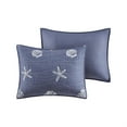thumbnail image 2 of Harbor House Seaside 4-Piece Coastal Cotton Coverlet Set in Navy Finish, 2 of 5