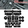 thumbnail image 5 of For SAAB 3rd Gen 9-5NG 9-4X Button Repair Decal Set Climate Control Radio Stereo Black Accessories For Vehicles, 5 of 6
