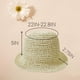 thumbnail image 2 of Floppy Big Beach Sombreros de Paja para Mujer Plegable Verano ala Ancha Sombrero para el Sol Plegable Sombrero de Paja de Viaje para Mujer Sombrero Fedora, 2 of 5