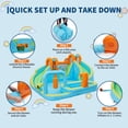 thumbnail image 3 of Memoryfield Inflatable Bounce House for Kids 3-8, 15.9x14 FT Wet Dry Water Slide Bounce Castle with 550W Blower, Indoor Outdoor Jumping House for Backyard Party, 3 of 9