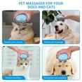 thumbnail image 4 of OTIA Electric Scalp Massager, Pet Massager, Waterproof Handheld Pet Massager for Dogs and Cats(Blue), 4 of 10