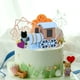 thumbnail image 2 of Cumpleaños adorable pastel de tren decoración de pastel de pastel de dibujos animados de dibujos animados de dibujos animados topper de pastel divertido para pastel de bodas, 2 of 5