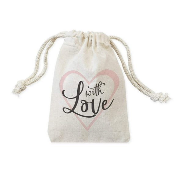 With Love Wedding Favor Bags, 6-Pack