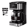 thumbnail image 1 of Cafetera Electrica De 12 Tazas Con 3 Modos Negro, 1 of 5