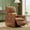 Brown, variant on Towallmark Power Recliner Chair, Swivel Rocker Chair for Adults, Upholstered Fabric Glider Recliner Nursery Chair with USB Ports, Ergonomic High Back Single Sofa Seat for Living Room
