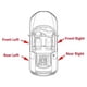 thumbnail image 3 of Left Inner Door Handle Car Door Internal Actuator for Skoda Fabia 2015- 6V0837221A 6V08222A, 3 of 5