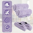 thumbnail image 4 of AMQTSLM 4Pcs Fluffy Crutches Padding, Universal Crutch Pads for Armpits and Hand Grips, Machine Washable Crutch Cushions, Comfort Fit for Adults, Purple, 4 of 7