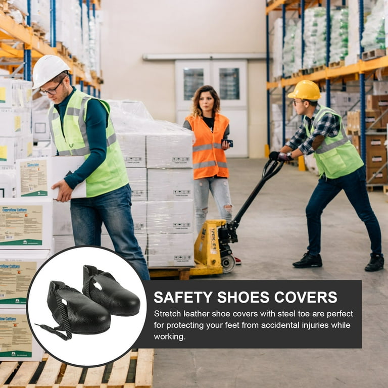 Steel toe shop shoe covers walmart