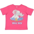 thumbnail image 3 of Inktastic Big Sis Cute Elephants with Moon and Stars Girls Toddler T-Shirt, 3 of 5