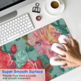 thumbnail image 4 of Long Mouse Pads for Desk,Pioneer Flower Floral Print Pattern Desk Mats on Top Of Desks, Desk Mouse Pad Extra Large with 3mm Non-Slip Base and Stitched Edge for Gaming,Office,Work,Home 31.5"x11.8", 4 of 6