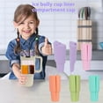thumbnail image 4 of QHUDLV 2-in-1 Drink Separator Silicone Liner for Cup 30oz, Inner Cup Section Tray for Cup Accessories, Stong & Reusable Double Inner Tray for 30oz for Cold and Hot Drinks, 4 of 9