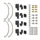 thumbnail image 4 of 1 Juego de Accesorios de Suspensión de Amortiguación de Ballesta para 1/16 B24 4WD RC Piezas de Actualización de Coche Negro, 4 of 5