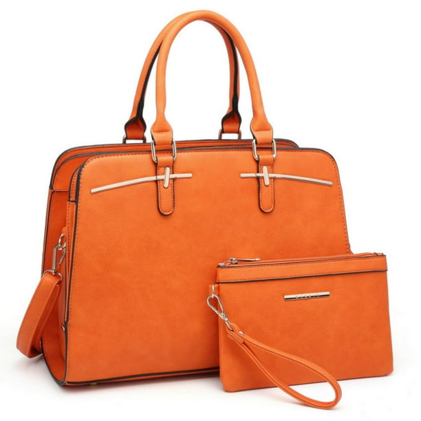 Bolso de mano Dasein Fashion para mujer de piel sintética con cartera