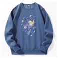 thumbnail image 3 of Sudadera con capucha de Noche Estrellada para hombre, ropa de calle de forro polar, holgada, básica, combina con todo, Vincent Van Gogh, 3 of 5