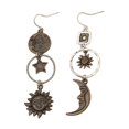 thumbnail image 3 of pendientes bohemios,Anillos bohemios de estilo nacional bohemio vintage,Pendientes colgantes largos de aleación Mitología griega,Borla Hoja Estrellas Cara ,Mujeres Yuyangstore pendientes bohemios, 3 of 8
