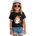 thumbnail image 4 of CAUYDY Kids Halloween Shirt Boys Girls Pumpkin Ghost Monster Truck Graphic Tees Toddler Halloween Short Sleeve Tops(Black,2-3 Y), 4 of 5