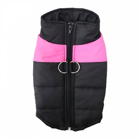 TELOLY Winter Dog Clothes Pure Color Cat Dog Hoodie Autumn Winter Dog Coat Jacket Puppy Chihuahua Windproof Apparel for Large Dog