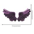 thumbnail image 2 of Halloween Features Purple Black Wings Wall Sticker Wall Decor Sticker Beautify Decorative Sticker (Size:22.4*57cm), 2 of 6