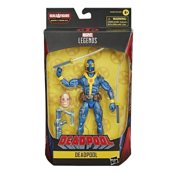 Figura Deadpool Hasbro Marvel Azul 6 pulgadas