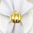 thumbnail image 4 of LIWEN 6Pcs Napkin Ring Pumpkin Luster Alloy Party Serviette Buckles Holders for Halloween, 4 of 8