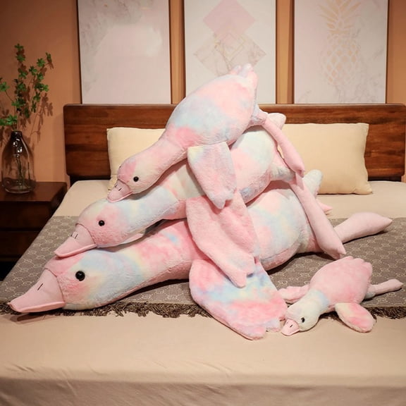 Sruoe Stuffed Animals, Easter Gifts for Kids, Goose Stuffed Animal, Big Stuffed Animal,Soft Goose Plush, Plush Toys Easter Gifts Toys Gifts Cute Pink Stuffed Animals, Plush Dolls Girls Boys