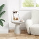 thumbnail image 4 of Organizador de baño de esquina Forbena Countertop, 2 niveles, blanco/gris, 4 of 7