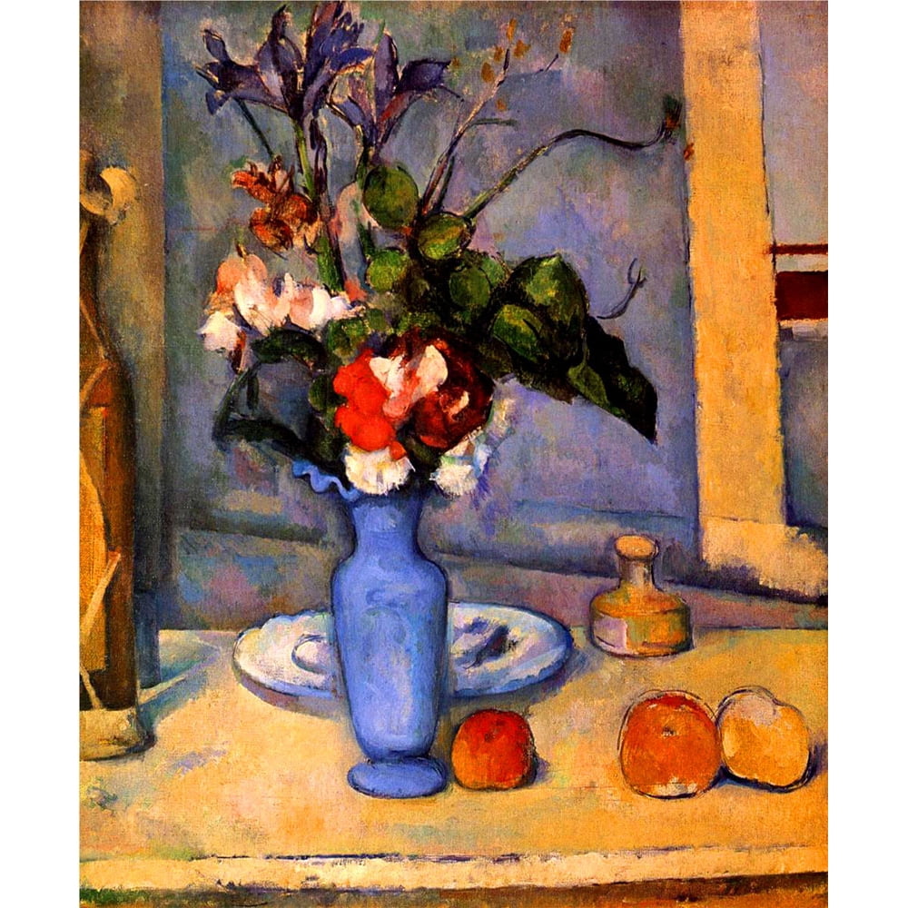 Paul Cezanne TheBlueVase20 Inch By 30 Inch Laminated Poster With