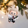 thumbnail image 1 of Labubus Original Labubu Pop Mart Originales Ornaments, Acrylic Hanging Xmas Tree Decoration Home Car Backpack Pendant Gift For Kids H, 1 of 5