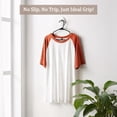 thumbnail image 6 of Utopia Home Plastic Hangers 20 Pack - Perfect Space Saving Clothes Hanger - Durable And Strong - Perfect Closet Organizers With Shoulder Grooves Black, 6 of 7